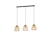 Lampor - EGLO AYESGARTH long table pendant natural - 43867