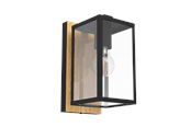 Lampor - EGLO BUDRONE outdoor wall lamp black/brown - 900289