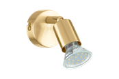 Lampor - EGLO BUZZ LED spot brushed brass - 33184