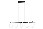 Lampor - EGLO CARANACOA LANGBORD 5L SORT/HVID - 900563