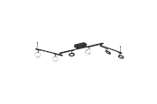 Lampor - EGLO CARDILLIO spot rail 3L black - 900839