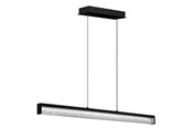 Lampor - EGLO CARDITO long table pendant black/crystal - 900895
