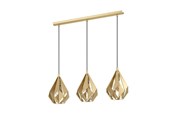 Lampor - EGLO CARLTON LANGBORD 3XE27 GULD - 43909