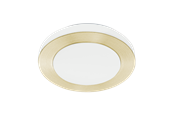 Lampor - EGLO LED CARPI wall/ceiling lamp white/brushed brass - 900369