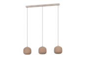 Lampor - EGLO COMINIO long table pendant taupe/sand - 900894