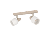 Lampor - EGLO CORATO spot rail 2L sand/white - 900715