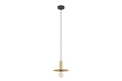 Lampor - EGLO ESCANDELL pendant black/brushed brass - 900731