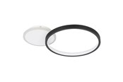 Lampor - EGLO GAFARES ceiling lamp with remote control 450x290 mm 3000-6500K white/black - 900421