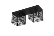 Lampor - EGLO PIEDRITAS ceiling lamp 515x180 mm black - 900356