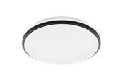 Lampor - EGLO PINETTO ceiling lamp Ø340 mm 4000K IP44 white/black - 900366