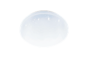 Lampor - EGLO POGLIOLA-S ceiling lamp Ø260 mm LED 12W 1250lm 4000K white/crystal effect - 75504