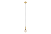 Lampor - EGLO POZUETA 1 pendant brushed brass - 900799
