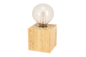 Lampor - EGLO PRESTWICK 2 table lamp brown wood - 43733