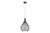 Lampor - EGLO RAZONI 1 pendant black/white - 900828