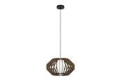 Lampor - EGLO RUSTICARIA pendant lamp brown/white - 900386