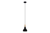 Lampor - EGLO SABINAR pendant lamp black/brown - 900161