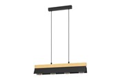 Lampor - EGLO TARRAFO pendant lamp black/brown - 900444