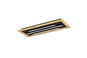 Lampor - EGLO TIRRENARA Ceiling lamp with remote control 780x305 mm black/brown - 900604