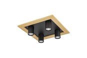 Lampor - EGLO Valcasotto 1 black brown - 900435