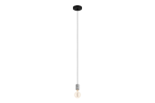 Lampor - EGLO YORTH pendant suspension stainless steel - 43802