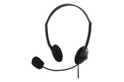 Hörlurar / Headset - Deltaco Stereo Headset On-Ear Microphone - HL-21