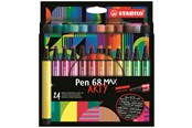 Hobby Tillbehör - STABILO Pen 68 Max Arty wallet of 24 pens - 204093