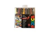 Hobby Tillbehör - POSCA  marker sæt PC-5M 8 ass. DEEP colors - 401615