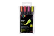 Hobby Tillbehör - POSCA  marker sæt PC-5M 4 ass. colors neon - 401623