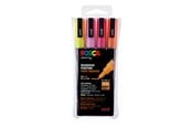 Hobby Tillbehör - POSCA  marker sæt PC-3M 4 ass. Glitter colors warm - 401639
