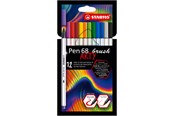 Hobby Tillbehör - STABILO Pen 68 ARTY carton pack of 12 brush pens - 204029