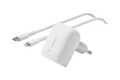 Mobile - Adapters & Chargers - Belkin BOOST CHARGE power adapter - 24 pin USB-C - 20 Watt - WCA006VF1MWH-B5
