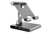 Dockning - j5create JTS224-N - Multi-Angle Stand with Docking Station for iPad Pro - JTS224-N
