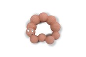 Babyleksaker - Filibabba Teether - Lily the larva Peach - FI-PT040