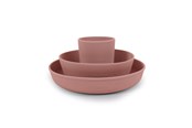 Babyvård - Filibabba Silicone dinner set - Rose - FI-02253
