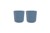 Babyvård - Filibabba Silicone cup 2-pack - Powder blue - FI-SI019