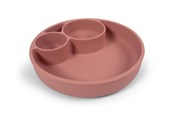 Babyvård - Filibabba Silicone divided plate - Rose - FI-02277