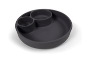 Babyvård - Filibabba Silicone divided plate - Stone Grey - FI-02292