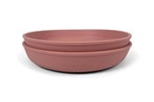 Babyvård - Filibabba Silicone plate 2-pack Rose - FI-02271