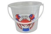 Vattenlek - Happy Summer SPRING SUMMER Crab bucket XL 8.5L - H: 23.5cm - 301909
