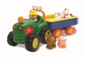 Babyleksaker - Happy Baby Light & Sound Farm Tractor - 502038