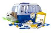 Docka, bamse och tillbehör - Junior Home Pet Vet Play Set - 505133