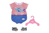 Dockor & Tillbehör - Baby Born Bath Pyjamas wShoes blue 43cm - 834268