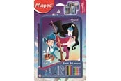Skriv- och ritverktyg - Maped Pencil case dobbel Pirates with content 34 items - 967434
