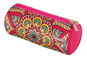 Skriv- och ritverktyg - Maped Pencil case Round Girls flowers - 934891