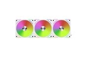 Chassi fläkt - Lian Li UNI FAN AL120 V2 (3-pack) - Chassi fläkt - 120mm - Vit med RGB-ljus - 29 dBA - UF-AL120V2-3W