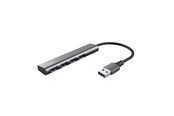 USB Hub - Trust Halyx 4 Port USB 3.2 Gen1 Hub USB Hub - 4 porte - Grey - 24947