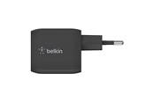 Mobile - Adapters & Chargers - Belkin BOOST CHARGE PRO power adapter - PPS and GaN technology - 2 x USB-C - 45 Watt - WCH011VFBK