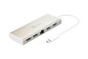 Dockning - j5create USB Type-C Dual HDMI Mini Dock (with Ethernet and PD) - JCD381-N