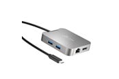 Dockning - j5create 5-in-1 Multi-Port Adapter (with Ethernet and PD) - JCD391-N