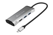 Dockning - j5create 6-in-1 USB-C Travel Dock (with Ethernet and 100W PD) - JCD392-N